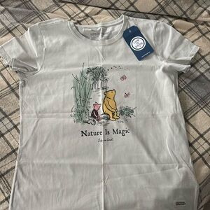 Size large life is good Winnie the Pooh shirt. Never worn.